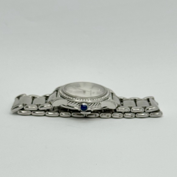 David Yurman 34mm Quartz Diamond Bezel Watch with White Mother Of Pearl Dial - Picture 7 of 11